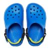 Crocs (PS) フラットヒール ブルー サンダル 207011-4JL