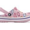 Crocs (PS) クラシック クロッグ マルチカラー パターン シューズ ピンク 207020-6GD