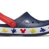 Crocs (PS) ミッキー アウトドア フラットヒール スポーツ ディープブルー サンダル 207077-410