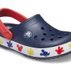Crocs (PS) ミッキー アウトドア フラットヒール スポーツ ディープブルー サンダル 207077-410