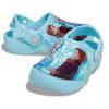 Crocs (PS) フローズン プリント アウトドア フラットヒール スポーツサンダル ブルー 207078-4O9