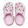 Crocs (PS) クラシッククロッグ フルーツプリント スタイリッシュ スポーツ ピンク サンダル 207150-6GD