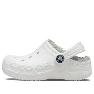 Crocs (PS) クラシック バヤ ラインド クロッグ “ホワイトグレー” 207500-11H