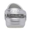 Crocs (PS) クラシック メタリック クロッグ “シルバーメタリック” 209196-0P1