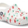 Crocs (PS) Baya グラフィック クロッグ “ホワイトチェリー” 207017-1F6