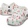 Crocs (PS) Baya グラフィック クロッグ “ホワイトチェリー” 207017-1F6