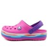 Crocs (PS) Crocband Wavy Band Small Crocs カジュアル ピンクパープル サンダル “ピンクパープル” 205697-6L0