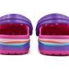 Crocs (PS) Crocband Wavy Band Small Crocs カジュアル ピンクパープル サンダル “ピンクパープル” 205697-6L0
