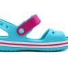 Crocs (PS) スモール Crocs ビーチ アイスブルー サンダル 12856-4FV