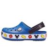 Crocs (PS) スモール Crocs ミッキー コージー ノンスリップ スポーツサンダル ブルー 204992-4GX