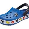Crocs (PS) スモール Crocs ミッキー コージー ノンスリップ スポーツサンダル ブルー 204992-4GX