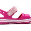 Crocs (PS) スモール Crocs キャンディ ピンク サンダル 205400-6X0