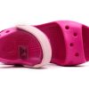 Crocs (PS) スモール Crocs キャンディ ピンク サンダル 205400-6X0