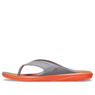 Crocs Swiftwater Wave フリップフロップ “オレンジグレー” 206242-0EK Crocs Swiftwater Wave フリップフロップ “オレンジグレー” 206242-0EK