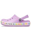 Crocs (TD) クロックス バヤバンド チャームバンド クロッグ “パープルホワイト” 208102-5PR