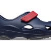 Crocs (TD) クロックス オールテレイン フィッシャーマン クロッグ “ネイビーレッド” 208351-4CC