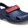 Crocs (TD) クロックス オールテレイン フィッシャーマン クロッグ “ネイビーレッド” 208351-4CC