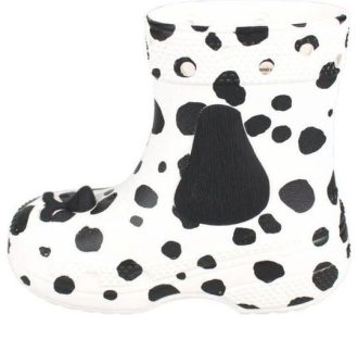 Crocs (TD) クロックス クラシック I AM ダルメシアンブーツ “ホワイト ブラック” 209079-103