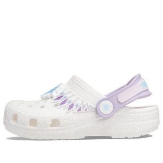 Crocs (TD) クロックス クラシック ファン ラボ I AM フローズン II クロッグ “ホワイト ライラ” 207715-100