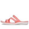 Crocs (WMNS) ソフトソール コージー スポーツ レッド サンダル 203998-6SL