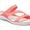 Crocs (WMNS) ソフトソール コージー スポーツ レッド サンダル 203998-6SL