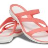 Crocs (WMNS) ソフトソール コージー スポーツ レッド サンダル 203998-6SL