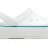 Crocs (WMNS) 軽量 コージー アウトドア ビーチ ホワイト ブルー サンダル “ホワイト ブルー” 205434-1E0