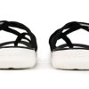 Crocs (WMNS) ビーチ＆プールスライドスリッパ「ブラックホワイト」205479-066