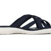 Crocs (WMNS) ビーチ＆プールスライドスリッパ「ダークブルーホワイト」205479-462