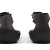 Crocs (WMNS) 通気性に優れた快適な軽量ブラックサンダル 205600-060