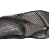 Crocs (WMNS) 厚底 ブラック コッパー フリップフロップ 205604-0FG