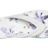 Crocs (WMNS) クロックバンド フラワーズ フリップフロップ ホワイト 206101-1C8