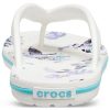 Crocs (WMNS) クロックバンド フラワーズ フリップフロップ ホワイト 206101-1C8