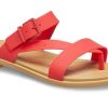 Crocs (WMNS) カジュアル フレイムレッド スリッパ 206108-8C1