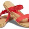 Crocs (WMNS) カジュアル フレイムレッド スリッパ 206108-8C1