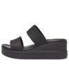 Crocs (WMNS) ブルックリン ライトウェイト ブラック サンダル 206219-060