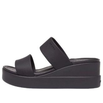 Crocs (WMNS) ブルックリン ライトウェイト ブラック サンダル 206219-060 Crocs (WMNS) ブルックリン ライトウェイト ブラック サンダル 206219-060