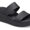 Crocs (WMNS) ブルックリン ライトウェイト ブラック サンダル 206219-060