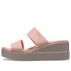 Crocs (WMNS) ブルックリン ライトウェイト ペールピンク サンダル 206219-6RL