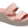 Crocs (WMNS) ブルックリン ライトウェイト ペールピンク サンダル 206219-6RL