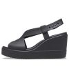 Crocs (WMNS) ブルックリン コージー ノンスリップ スポーツサンダル ブラック 206222-060