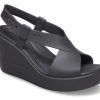 Crocs (WMNS) ブルックリン コージー ノンスリップ スポーツサンダル ブラック 206222-060