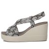 Crocs (WMNS) ブルックリン 厚底 グレー サンダル “グレー” 206222-93T