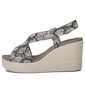 Crocs (WMNS) ブルックリン 厚底 グレー サンダル “グレー” 206222-93T Crocs (WMNS) ブルックリン 厚底 グレー サンダル “グレー” 206222-93T