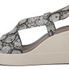 Crocs (WMNS) ブルックリン 厚底 グレー サンダル “グレー” 206222-93T