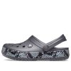 Crocs (WMNS) スネークパターン グラファイトブラック サンダル 206380-02W