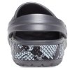 Crocs (WMNS) スネークパターン グラファイトブラック サンダル 206380-02W