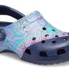 Crocs (WMNS) クラシック クロッグ リバティ ロンドン ビーチ ディープブルー サンダル 206447-410