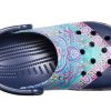 Crocs (WMNS) クラシック クロッグ リバティ ロンドン ビーチ ディープブルー サンダル 206447-410