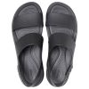 Crocs (WMNS) ブルックリン 厚底 カジュアル ブラック サンダル 206453-060